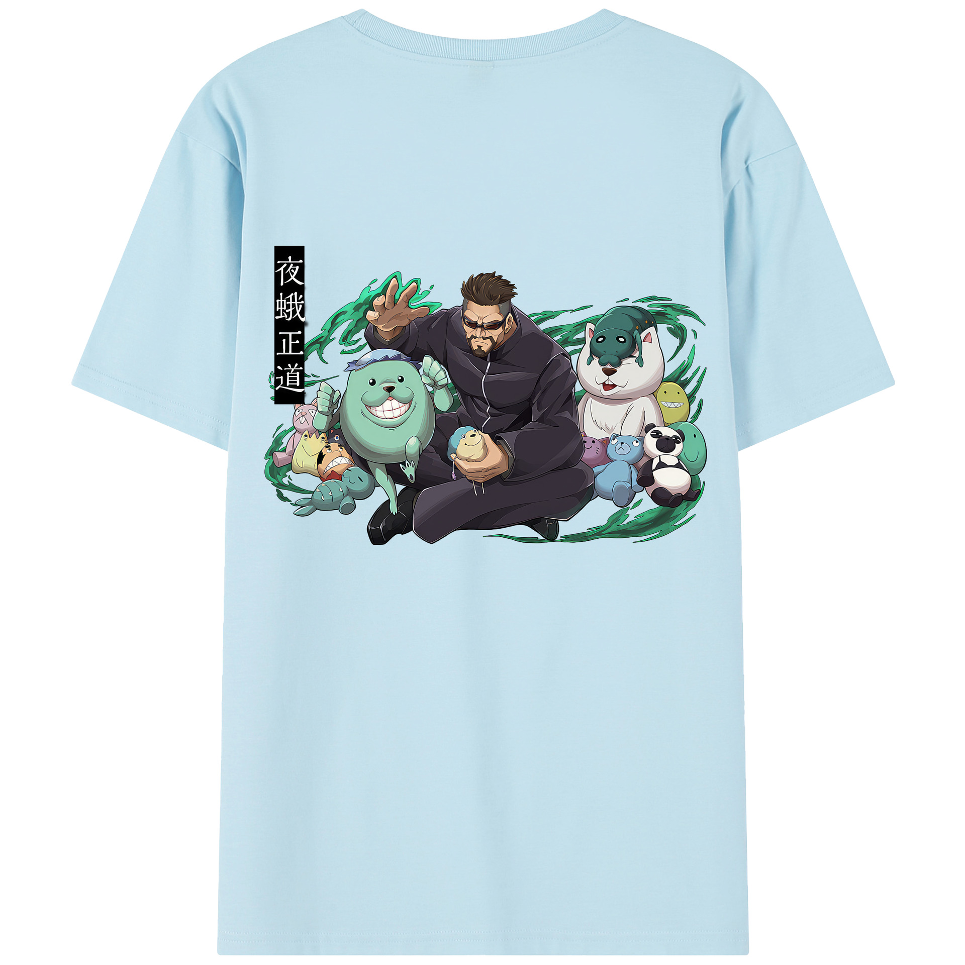 （画像用） 呪術廻戦 Jujutsu Kaisen 綿100％半袖Tシャツ（背面プリント）